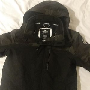 Hollister winter jacket olive/camp men's medium